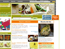 Tablet Screenshot of cookinamos.com